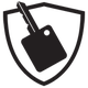 GMC Protection Gap Coverage Logo with a Car Key Icon - Blue Diamond GMC in Price UT